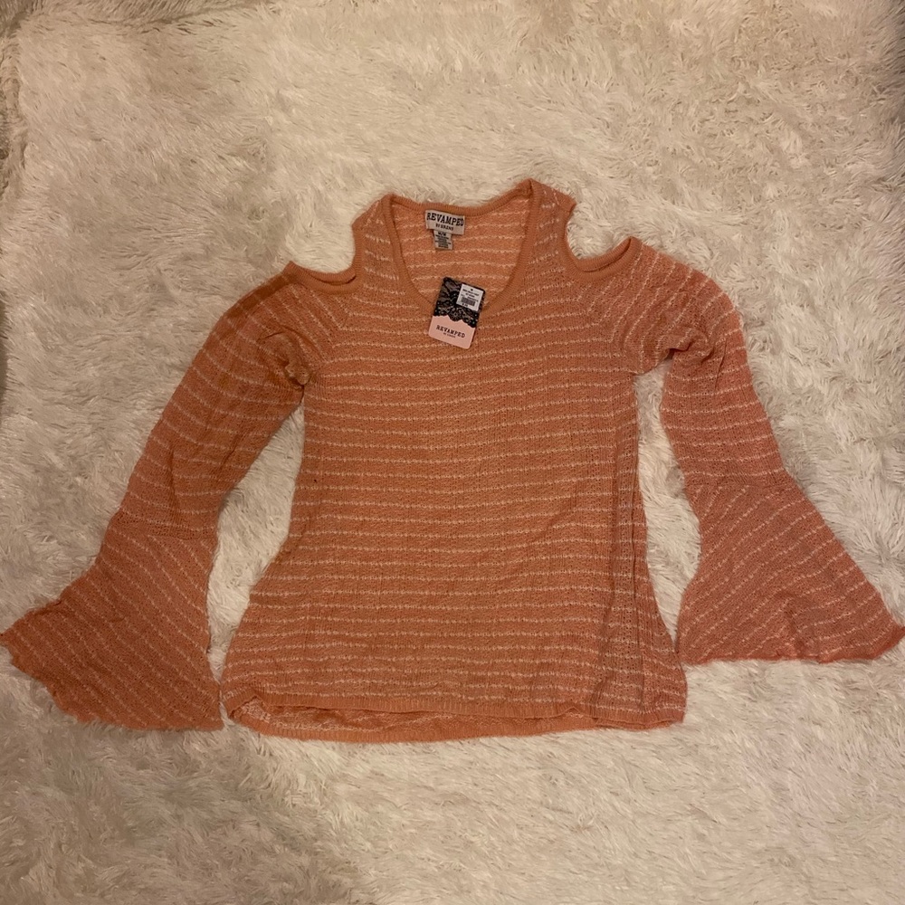 Medium Long sleeve salmon colour top